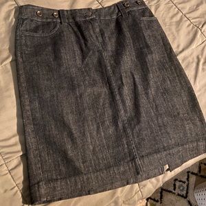 J Crew denim skirt